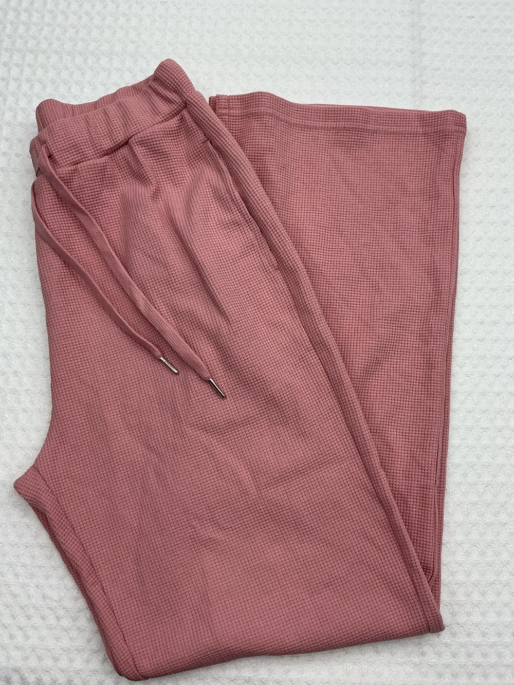Comfrt waffle dusty rose